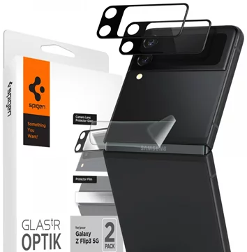 Spigen tR Optik Lens+F 2-PACK szkło ochronne na obiektyw Galaxy Z Flip3 5G (AGL03155)  