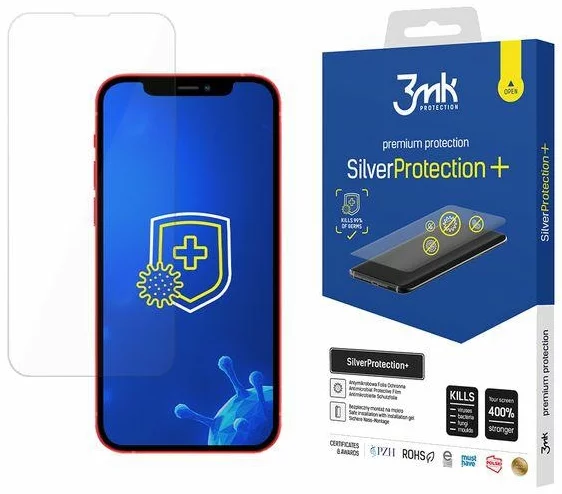 Ochranná fólia 3MK Silver Protect + iPhone 13 Mini Wet-mounted Antimicrobial foil (5903108412537)