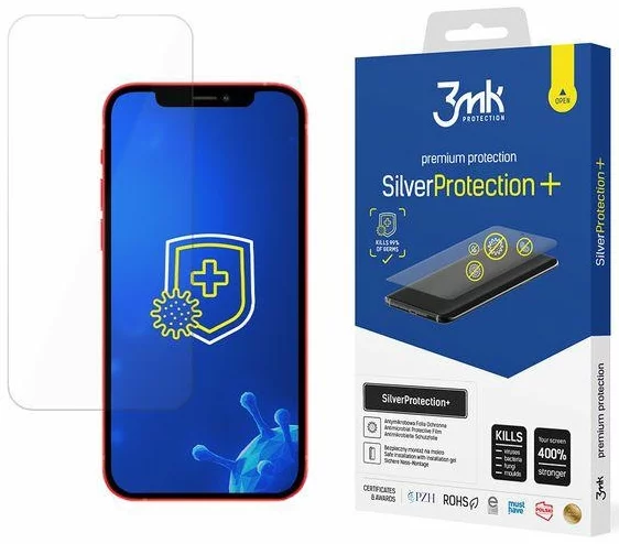 Levně Ochranná fólia 3MK Silver Protect + iPhone 13 Pro Max Wet-mounted Antimicrobial Film (5903108412773)