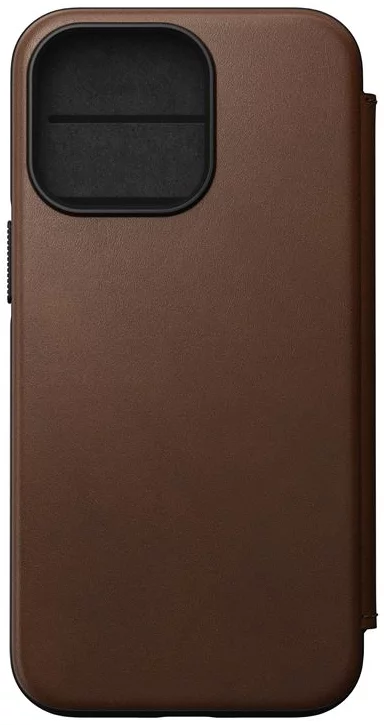 Levně Kryt Nomad MagSafe Rugged Folio, brown - iPhone 13 Pro (NM01074885)