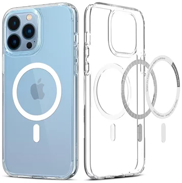 Spigen Ultra Hybrid Mag weiße Hülle für iPhone 13 Pro Max (ACS03210)  