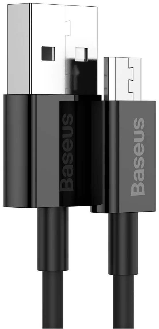 Baseus CAMYS-01 Fast Charging USB to Micro 2A Data Cable - 1M - Black