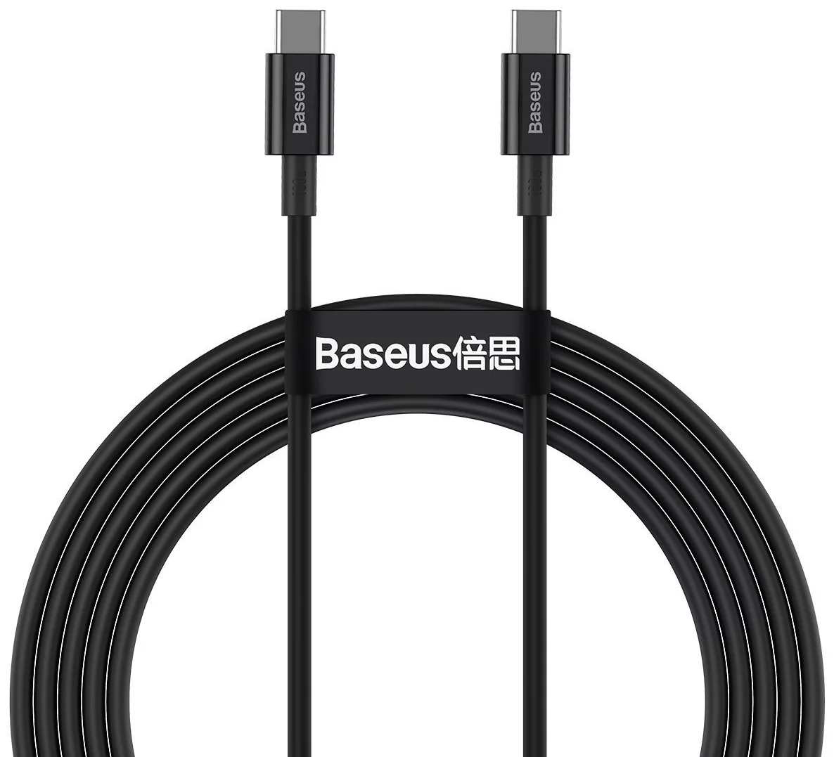 Kábel Baseus Superior Series Cable USB-C to USB-C, 100W, 2m (black) (6953156208445)