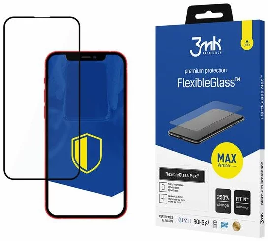 Ochranné sklo 3MK FlexibleGlass Max iPhone 13 Mini black 