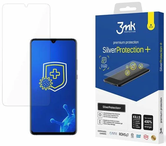 Levně Ochranná fólia 3MK Silver Protect + Huawei Mate 20 Wet-mounted Antimicrobial Film