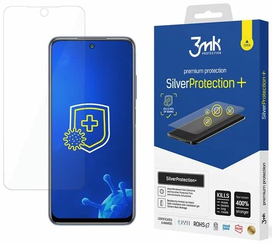 Ochranná fólia 3MK Silver Protect + Xiaomi Redmi 10 Wet-mounted Antimicrobial Film