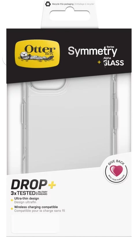 E-shop Kryt SYMMETRY CLEAR + ALPHA-GLASS/ANTI-MICROBIAL IPHONE 13 PRO MAX (78-80542)