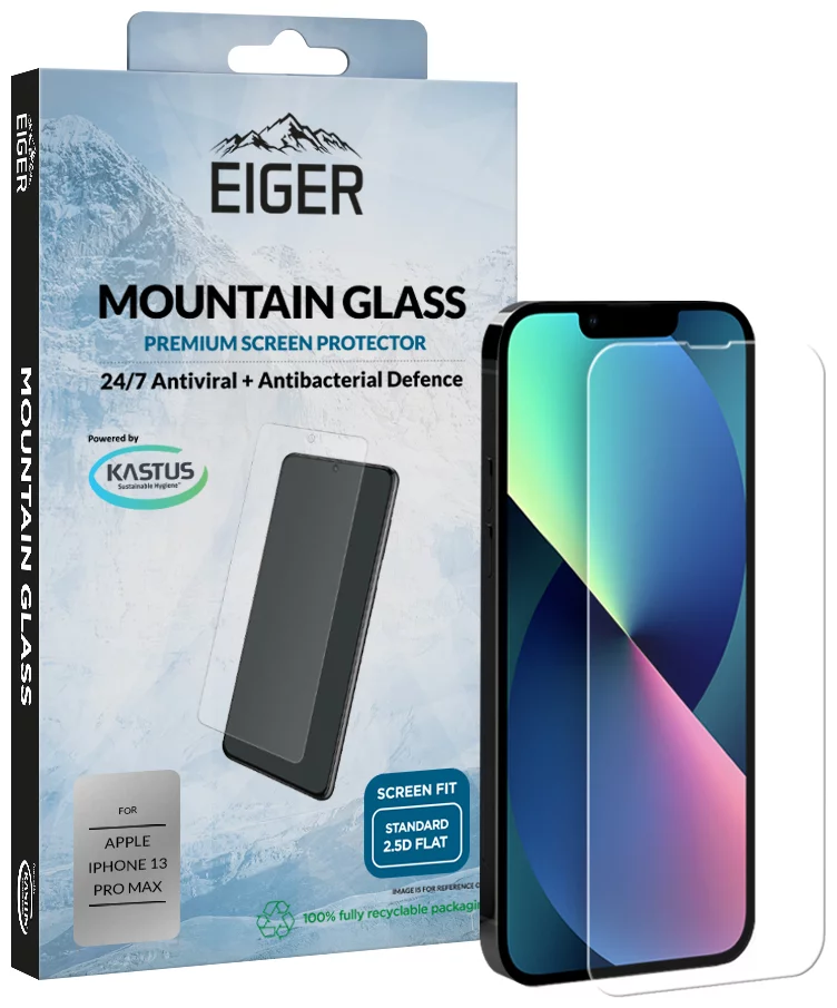 Levně Ochranné sklo Eiger Mountain Glass Screen Protector for Apple iPhone 13 Pro Max (EGSP00776)