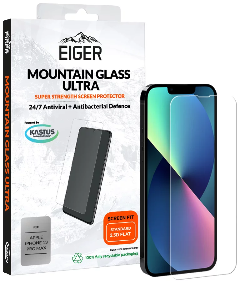 Ochranné sklo Eiger Mountain Ultra Glass Screen Protector for Apple iPhone 13 Pro Max (EGMSP00202)