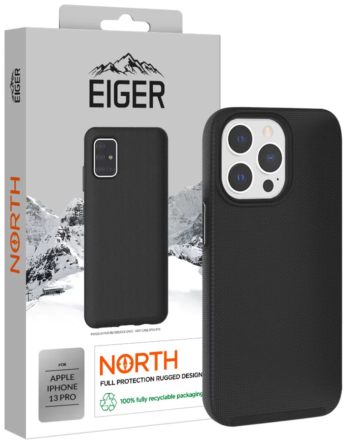 Levně Kryt Eiger North Case for Apple iPhone 13 Pro in Black (EGCA00333)