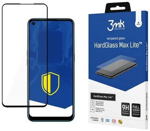 Ochranné sklo 3MK HG Max Lite Oppo A53s black 