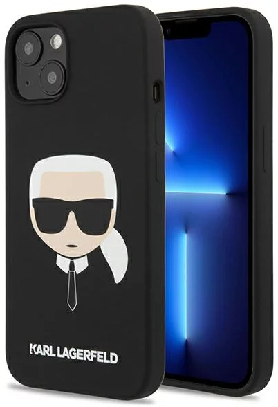 E-shop Kryt Karl Lagerfeld KLHCP13SSLKHBK iPhone 13 mini 5,4" black hardcase Silicone Karl`s Head (KLHCP13SSLKHBK)