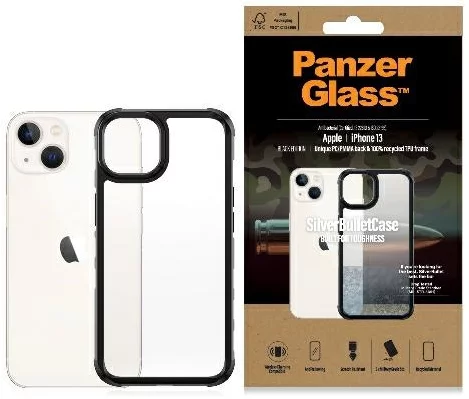 Levně Ochranné sklo PanzerGlass ClearCase iPhone 13 Pro 6,1" Antibacterial Military grade Strawberry 0340 (0340)