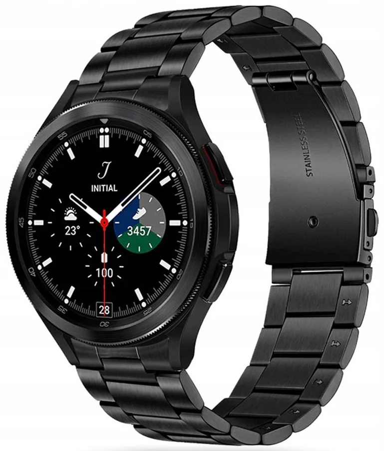 Remienok TECH-PROTECT STAINLESS SAMSUNG GALAXY WATCH 4 40 / 42 / 44 / 46 MM BLACK