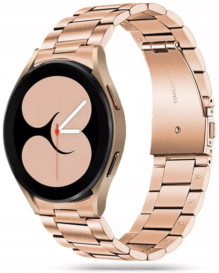 Remienok TECH-PROTECT STAINLESS SAMSUNG GALAXY WATCH 4 40 / 42 / 44 / 46 MM BLUSH GOLD