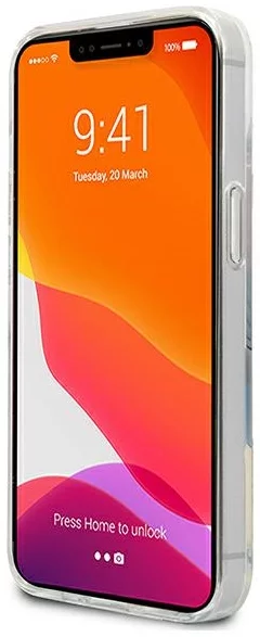 Custodia BMW Per IPhone 13 Mini (5,4'') – Trasparente Con Motivo Motorsport Tricolore – Originale BMW