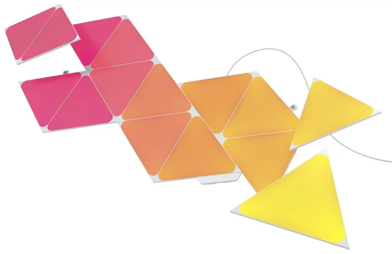 Svietidlo Nanoleaf Shapes Triangles Starter Kit 15 Pack (NL47-6002TW-15PK)