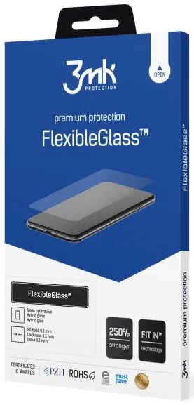 Ochranné sklo 3MK FlexibleGlass Max Oppo A16/A16s black 
