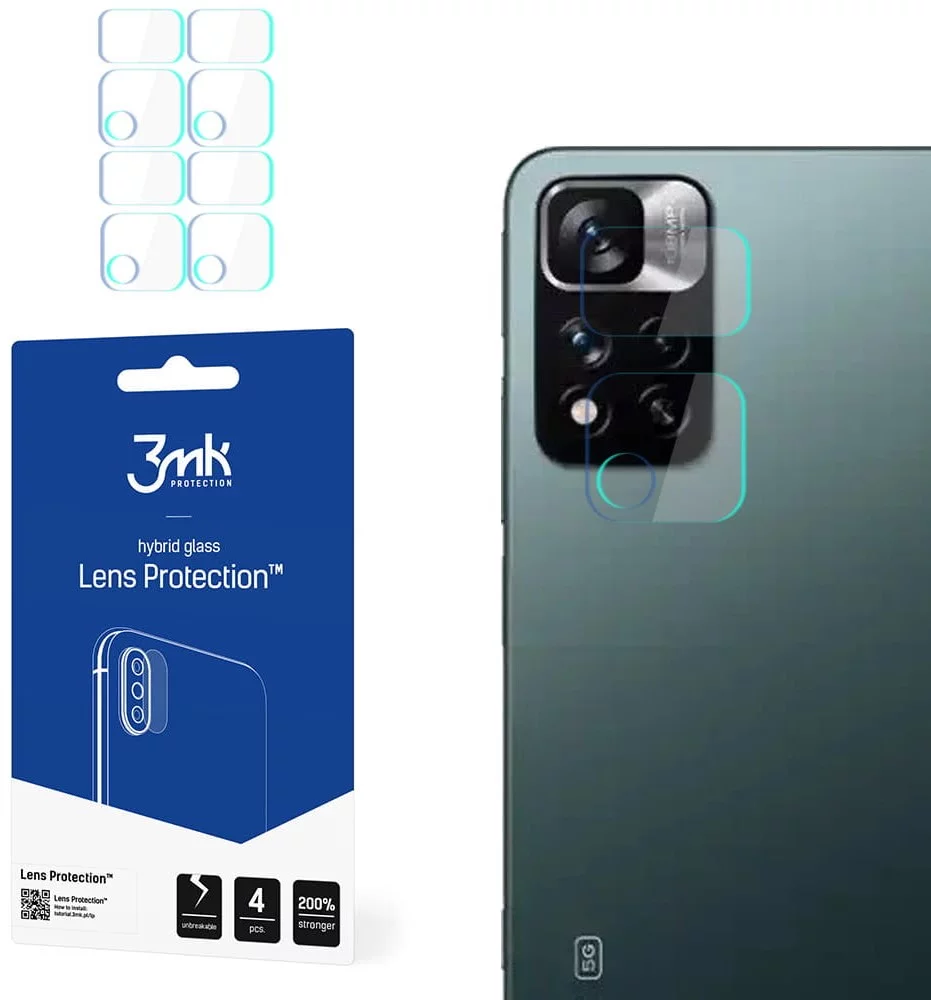 Ochranné sklo 3mk Lens Protect Xiaomi Mi 11T Pro Camera lens protection 4 pcs