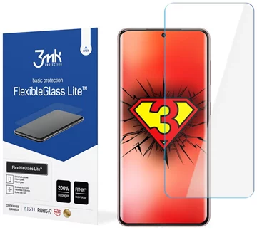 3MK FlexibleGlass Lite Panzerglas Schutz für Samsung Galaxy S21 FE Hybrid Glass Lite  