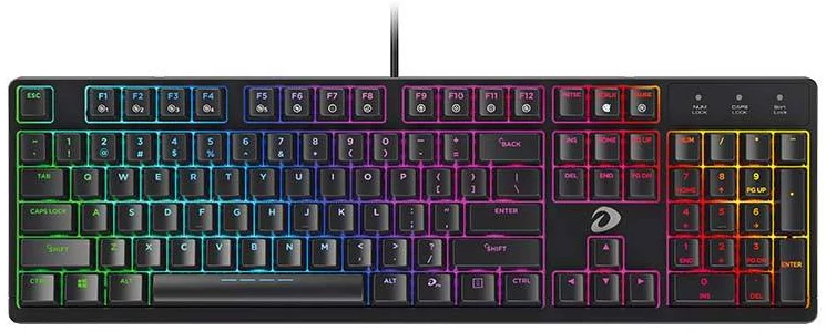 Levně Herní klávesnice Mechanical keyboard Dareu EK1280 RGB