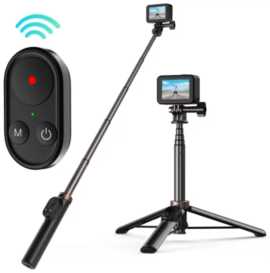 Levně Držák Selfie stick Telesin for sport cameras with BT remote controller (TE-RCSS-001)