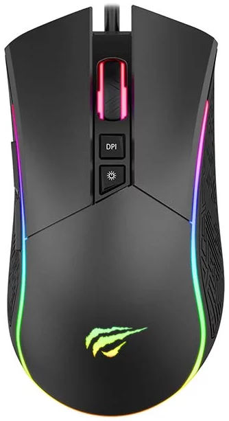 Levně Hrací myš Havit GAMENOTE MS1001S RGB gaming mouse