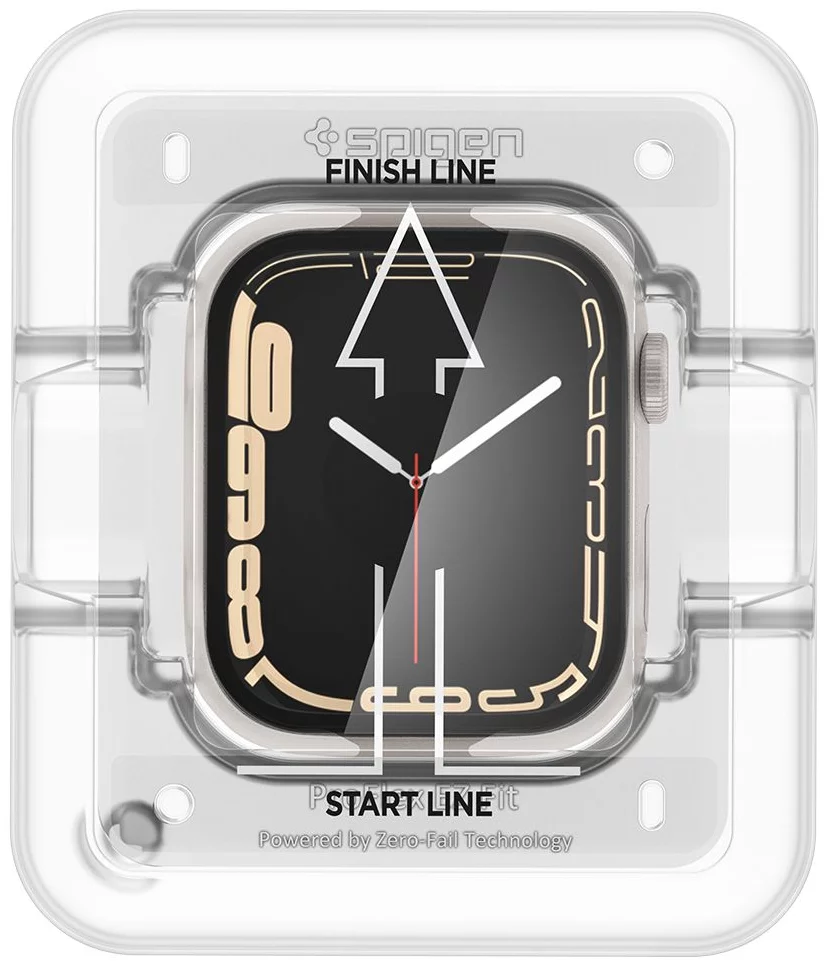 Tempered Glass Spigen ProFlex EZ Fit 2 Pack - Apple Watch 7 45mm