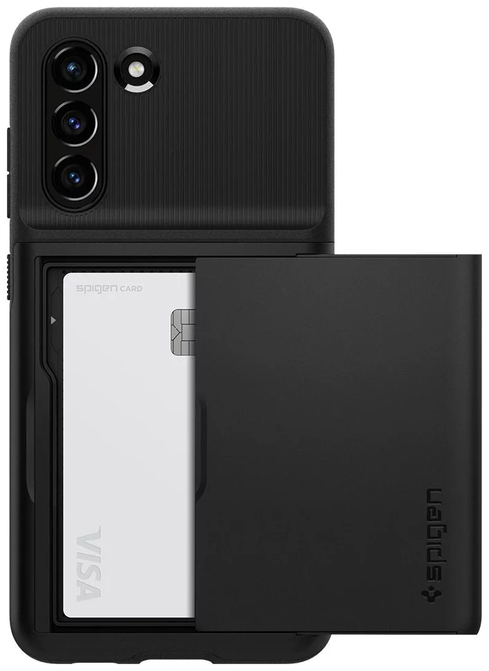 Case SPIGEN SLIM ARMOR CS GALAXY S21 FE BLACK (ACS03054)