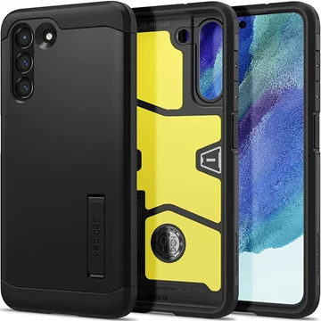 SPIGEN Tough Armor schwarze Hülle für Galaxy S21 FE  