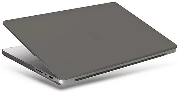 Levně Kryt UNIQ case Claro MacBook Pro 14" (2021) smoke matt grey (UNIQ-MP14(2021)-CLAROMGRY)