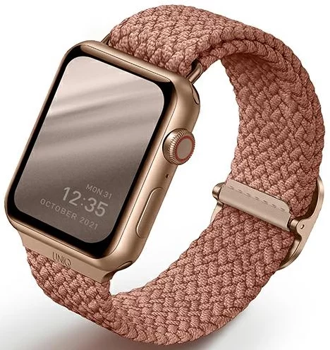 E-shop Remienok UNIQ strap Aspen Apple Watch 44/42/45mm Braided grapefruit pink (UNIQ-44MM-ASPPNK)