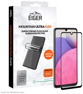 Eiger Mountain Ultraflex Flexiglass Screen Protector 2.5D for Samsung Galaxy A33 5G
