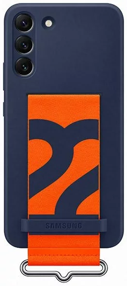 Levně Kryt Case Samsung EF-GS906TN S22+ S906 navy Silicone Cover Strap (EF-GS906TNEGWW)