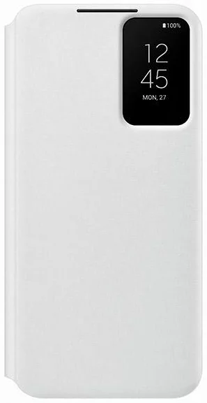 E-shop Púzdro Case Samsung EF-ZS906CW S22+ S906 white Clear View Cover (EF-ZS906CWEGEE)