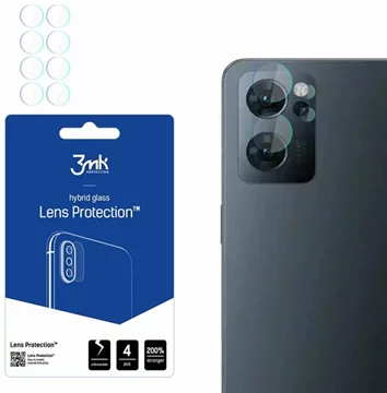 3MK Lens Protect protection lentille pour Oppo Reno 7 5G 4 pcs  