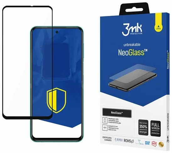 Ochranné sklo 3MK NeoGlass Xiaomi Redmi Note 9 Pro 5G black 