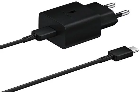 Levně Nabíječka Samsung EP-T1510XB 15W Fast Charge + USB-C / USB-C black cable (EP-T1510XBEGEU)