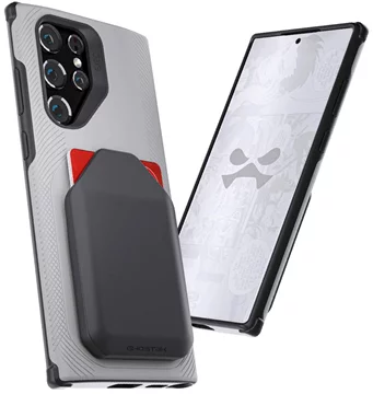 Ghostek Exec 5 Hülle für Samsung Galaxy S22 Ultra grau (GHOCAS3006)  