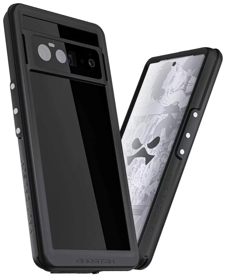Clear Matte Pink Trim Military Shockproof Slim Phone Case for Google Pixel 4 XL 