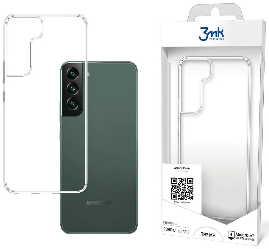 E-shop Kryt 3MK All-Safe AC Samsung S22 Plus Armor Case Clear (5903108445696)