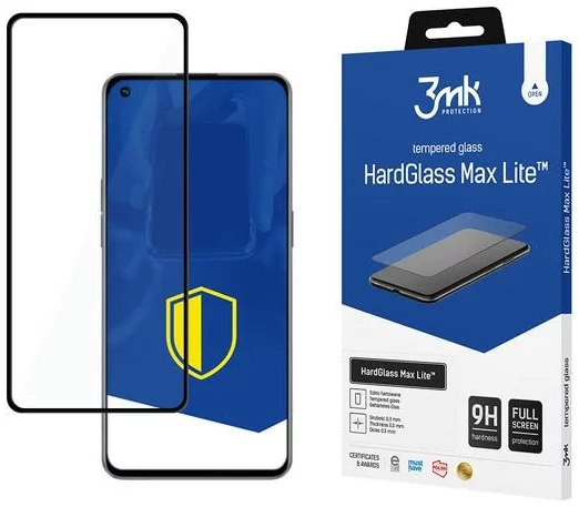 Ochranné sklo 3MK HG Max Lite Oppo Reno 7 5G black 