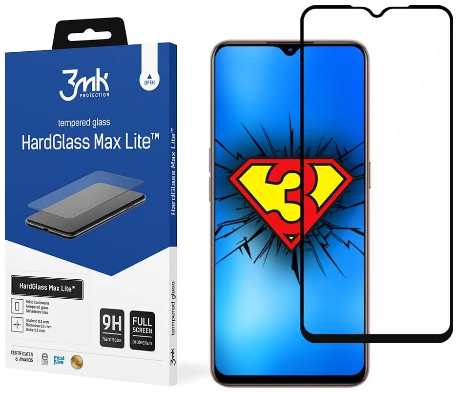 Ochranné sklo 3MK HG Max Lite Samsung A73 5G A736 black 