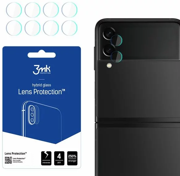 Ochranné sklo 3MK Lens Protect Samsung Z Flip 3 5G Camera lens protection 4 pcs