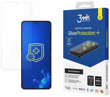 3MK Silver back Protect + Samsung Z Flip 3 5G Wet-mounted Antimicrobial Film