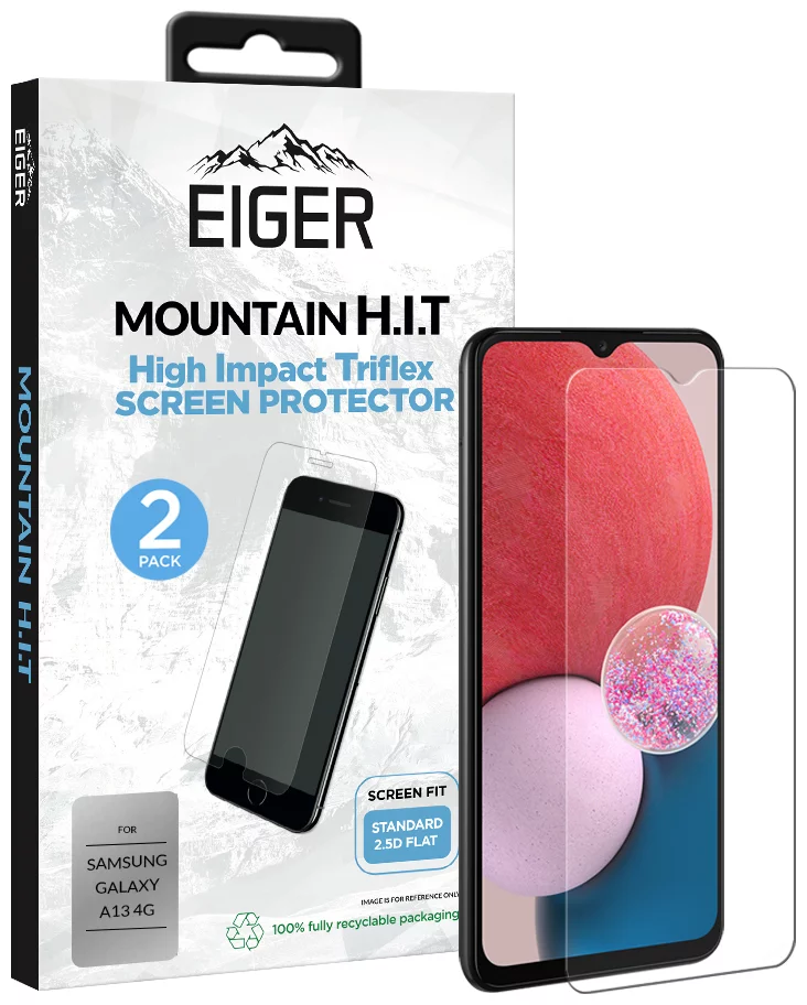 Ochranné sklo Eiger Mountain H.I.T. Screen Protector (2 Pack) for Samsung Galaxy A13 4G (EGSP00837)