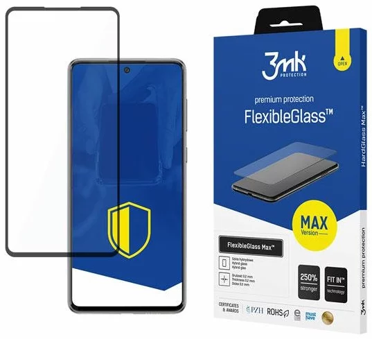 Ochranné sklo 3MK FlexibleGlass Max Samsung A73 5G A736  black 