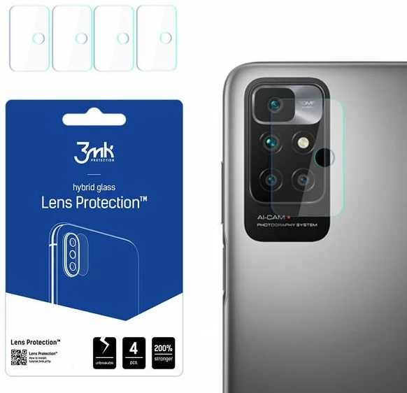 E-shop Ochranné sklo 3MK Lens Protect Xiaomi Redmi 10 2022 Camera lens protection 4 pcs