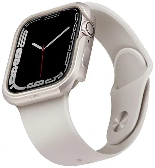 Kryt UNIQ case Valencia Apple Watch Series 4/5/6/7/SE 40/41mm. starlight (UNIQ-41MM-VALSLGT)