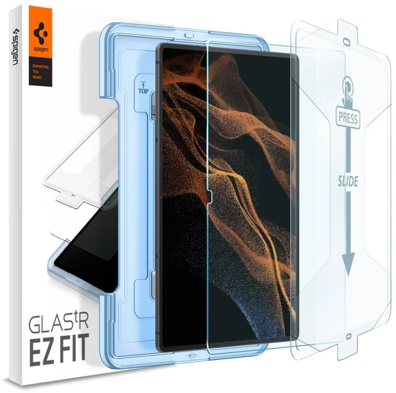 Short life Transient grade Folie Protectie Spigen EZ Fit Glas.TR Slim 1 Pack - G.Tab S8 Ultra  (AGL04226)